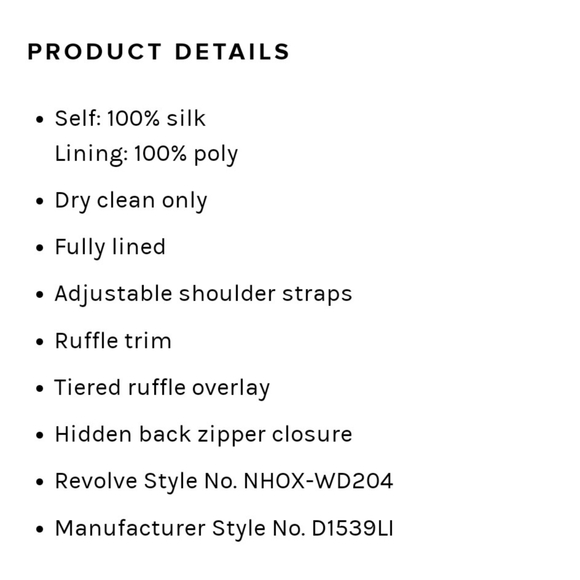 NICHOLAS x REVOLVE 100% Silk Floral Frill Ruffle Asymmetric Midi Dress in Lilac - Picture 8 of 8